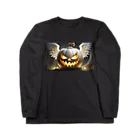 Shihiroの白いジャックオーランタン Long Sleeve T-Shirt