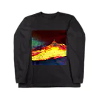 水草の火口の夜 Long Sleeve T-Shirt