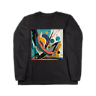 のんびりアート工房のガラクタアート風 Long Sleeve T-Shirt