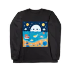 dou-douの宇宙と海の仲間たち ロングスリーブTシャツ