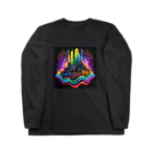 のんびりアート工房のサイバーパンク都市 Long Sleeve T-Shirt