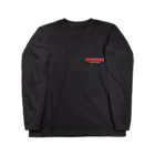 BLENDERMANのBASIC BLACK REDLINE ロングスリーブTシャツ