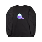 satoayaのアニマルカフェのキャンディードラゴン　紫 Long Sleeve T-Shirt