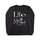 KHradio （podcast 独立後のリアル）のLife is Messy!! (独立後のリアル公式グッズ) ロングスリーブTシャツ