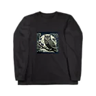 kotpopのOwl gazing from a branch Long Sleeve T-Shirt