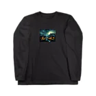 studio eizoの夜に輝く美しい村の光景 Long Sleeve T-Shirt