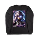 電脳女神 CyberGoddessの惑星連合 中枢機能制御首席魔導師「シルヴァ」 ロングスリーブTシャツ