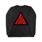 パイソン19のハザードシンボル　爆発注意　標識 Long Sleeve T-Shirt