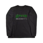 allure72の大人の推し活グッズ　おしゃれ　　推しカラー  推し色　カラーロゴＴシャツ（グリーン ） Long Sleeve T-Shirt