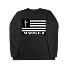 Middle-3のMiddle-3 ロングスリーブTシャツ