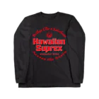 ハワイスタイルクラブのHawaiian Suprex RED logo Long Sleeve T-Shirt