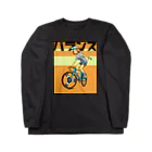 nidan-illustrationのバランス (inked fixie girl) Long Sleeve T-Shirt