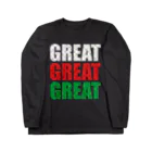 【仮想通貨】ADKグッズ専門店 のGREAT! ロングスリーブTシャツ