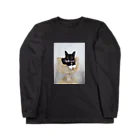 ミルクどりのくつしたねこ ロングスリーブTシャツ