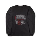hattalaboのspektakel fussball (黒) ロングスリーブTシャツ