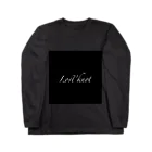 Lost'knotの黒オオトカゲ ロングスリーブTシャツ