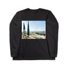 フォトグラフィがめちのトスカーナの糸杉 Long Sleeve T-Shirt