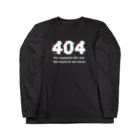 インターネットクラブの404 Not Found ロングスリーブTシャツ