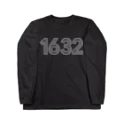 1632のLONG SLEEVE LOGO-T（白抜き） Long Sleeve T-Shirt