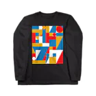 窓枠のお店の窓枠柄 Long Sleeve T-Shirt