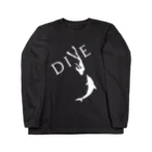 shoko🌺の【DIVE】ドルフィンスイム 白 -イルカとスキンダイビング- Long Sleeve T-Shirt