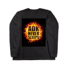 【仮想通貨】ADKグッズ専門店 のADK NEVER SLEEPS ロングスリーブTシャツ