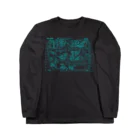 metao dzn【メタヲデザイン】のTB-303 回路図（mint） Long Sleeve T-Shirt