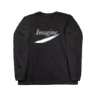 yuki_nkのオリジナルロゴ（imagine） Long Sleeve T-Shirt