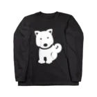 キッズポケットのシンプルわんわん（犬）ロンＴ ロングスリーブTシャツ