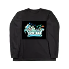 miku'ꜱGallery星猫の両面プリント✨mikuと愛猫💙STAY HOMEとおうち時間 Long Sleeve T-Shirt