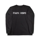 古春一生(Koharu Issey)のFaint Hope(裏) ロングスリーブTシャツ