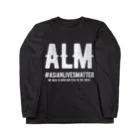 SANKAKU DESIGN STOREのAsian Lives Matter。 白 Long Sleeve T-Shirt