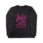 HOLYSHIT STUFFのHOLYSHIT PINK LOGO ロングスリーブTシャツ