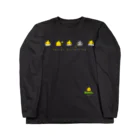 LittleLoroの丸オカメインコ ヒヨコ型 1頭身 横並び 0457 Long Sleeve T-Shirt