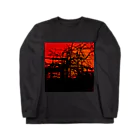 サトリアートの赤と影 Long Sleeve T-Shirt