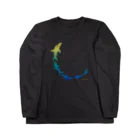 さかたようこ / サメ画家の飛び出せ助走SAME Long Sleeve T-Shirt