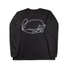 killdiscoのまるくなるねこ ロングスリーブTシャツ