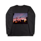 NagamiPoppyの夕焼け Long Sleeve T-Shirt