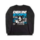 ゲーセンミカドSHOPのDEKIN!STEP3池田店長バージョン ロングスリーブTシャツ