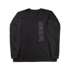 Haus It Feelin' ShopのSoundScape ロンT プリントカラーブラック Long Sleeve T-Shirt