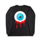 DRIPPEDのBLOOD DRIPPING FROM EYEBALLS -血が滴る目玉- ロングスリーブTシャツ