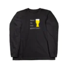 ビールとデザイン。のビールはガソリンです。 Long Sleeve T-Shirt