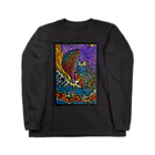 MUYU /  Animal ArtistのWhale Bound For The Moon ロングスリーブTシャツ