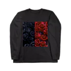 F-rush(フラッシュ)のローズ2colorレッド Long Sleeve T-Shirt