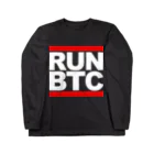 MCP FactoryのRUN BTC(黒) ロングスリーブTシャツ