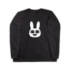 rabbit.bのpoker face rabbit ロングスリーブTシャツ