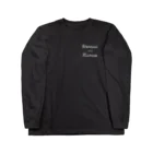 きゃわわ村ねむりめ商店のねむりめロゴ(ホワイト文字) Long Sleeve T-Shirt