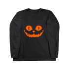 まちのやのハロウィン猫 ロングスリーブTシャツ