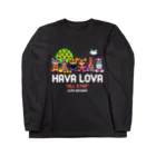 "HAVA LOVA"の"ALL STAR" Black Shirts Long Sleeve T-Shirt