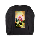 タナツキ商会のヴィンテージ・ローズwish蝶 Long Sleeve T-Shirt